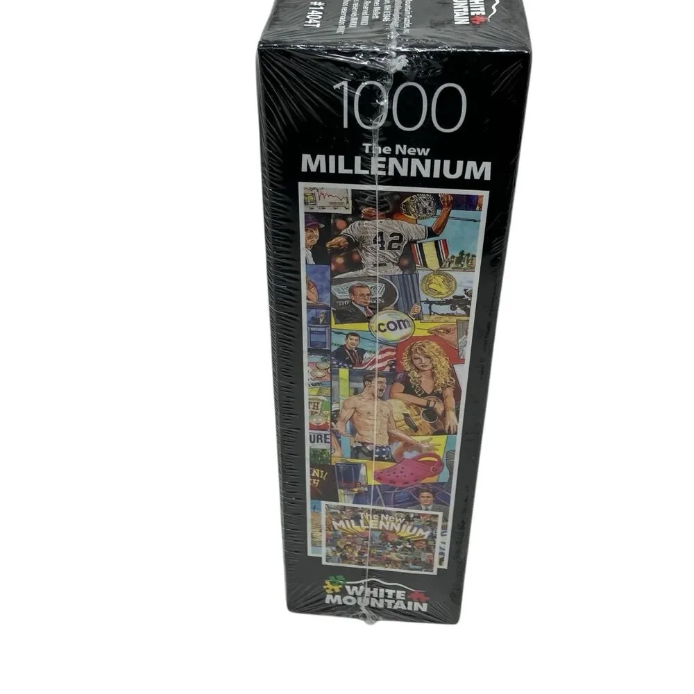 The New Millennium 1000 Pc White Mountain Puzzle 2000-2010 Made in USA New